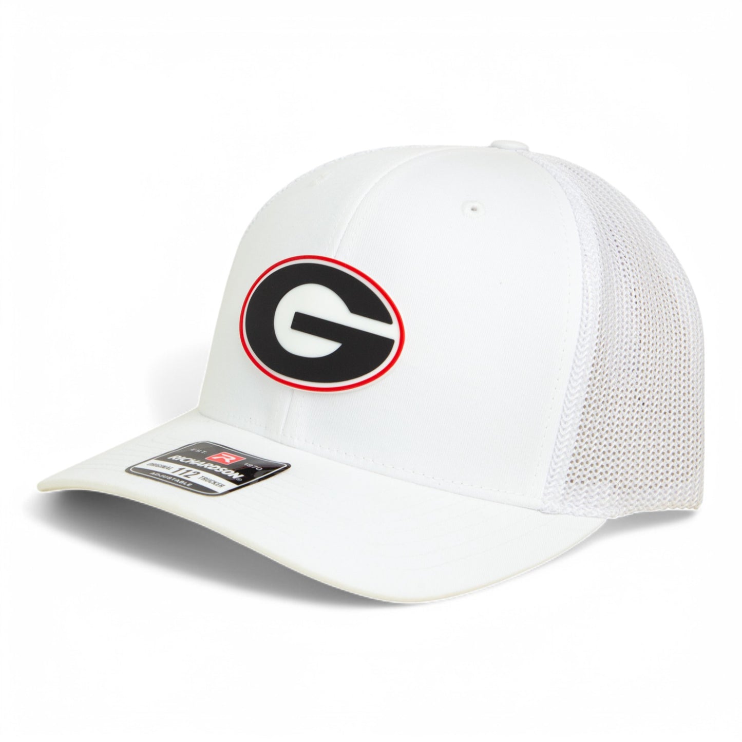 Georgia Bulldogs Power G 3D Snapback Trucker Hat- White