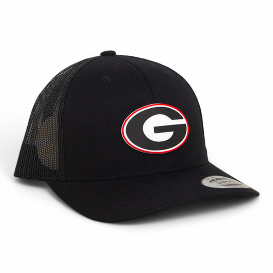 Georgia Bulldogs Power G 3D YP Snapback Trucker Hat- Black
