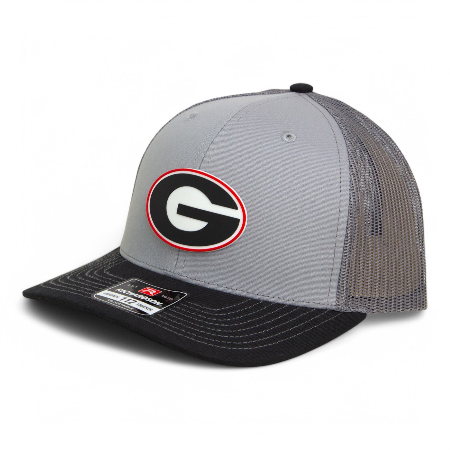 Georgia Bulldogs Power G 3D Snapback Trucker Hat- Grey/ Charcoal/ Black