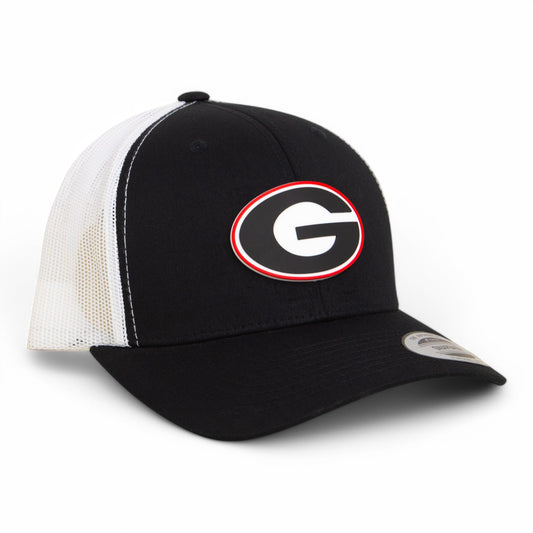 Georgia Bulldogs Power G 3D YP Snapback Trucker Hat- Black/ White