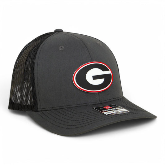 Georgia Bulldogs Power G 3D Snapback Trucker Hat- Charcoal/ Black