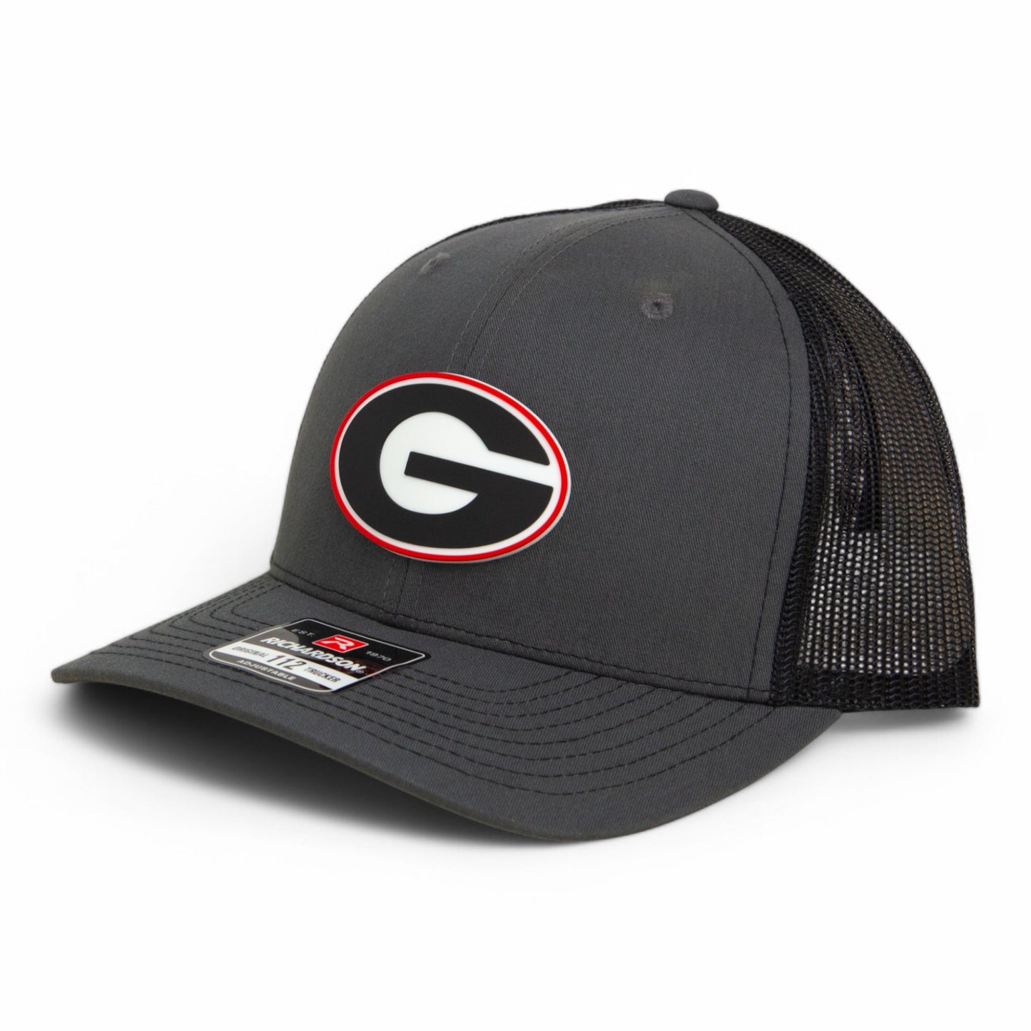 Georgia Bulldogs Power G 3D Snapback Trucker Hat- Charcoal/ Black