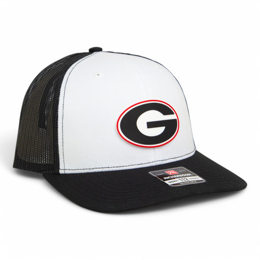 Georgia Bulldogs Power G 3D Snapback Trucker Hat- White/ Black
