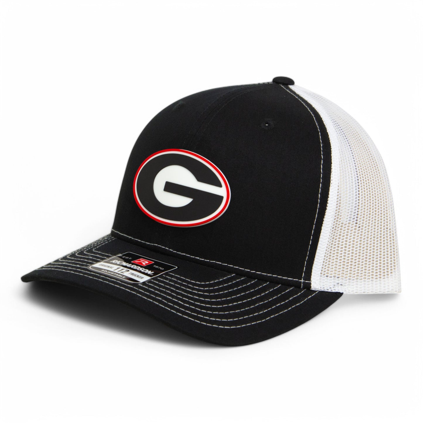 Georgia Bulldogs Power G 3D Snapback Trucker Hat- Black/ White