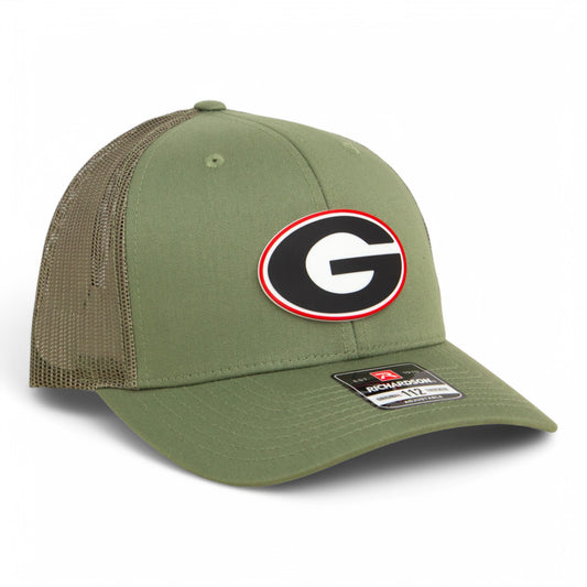 Georgia Bulldogs Power G 3D Snapback Trucker Hat- Loden Green