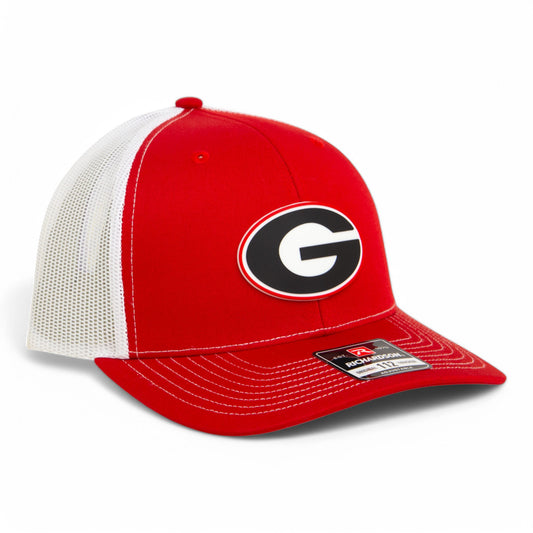 Georgia Bulldogs Power G 3D Snapback Trucker Hat- Red/ White