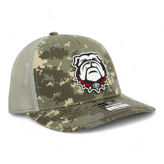 Georgia Bulldogs UGA 3D Snapback Trucker Hat- Military Digital Camo