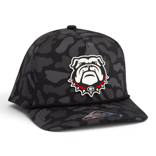 Georgia Bulldogs UGA 3D Duck Camo Rope Hat- Blackout