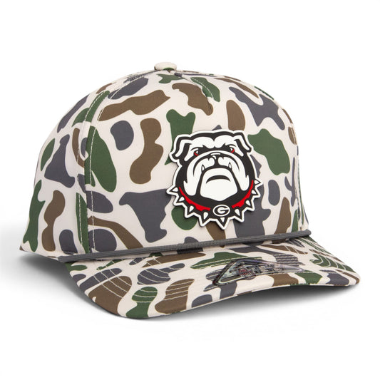 Georgia Bulldogs UGA 3D Duck Camo Rope Hat- Timberline
