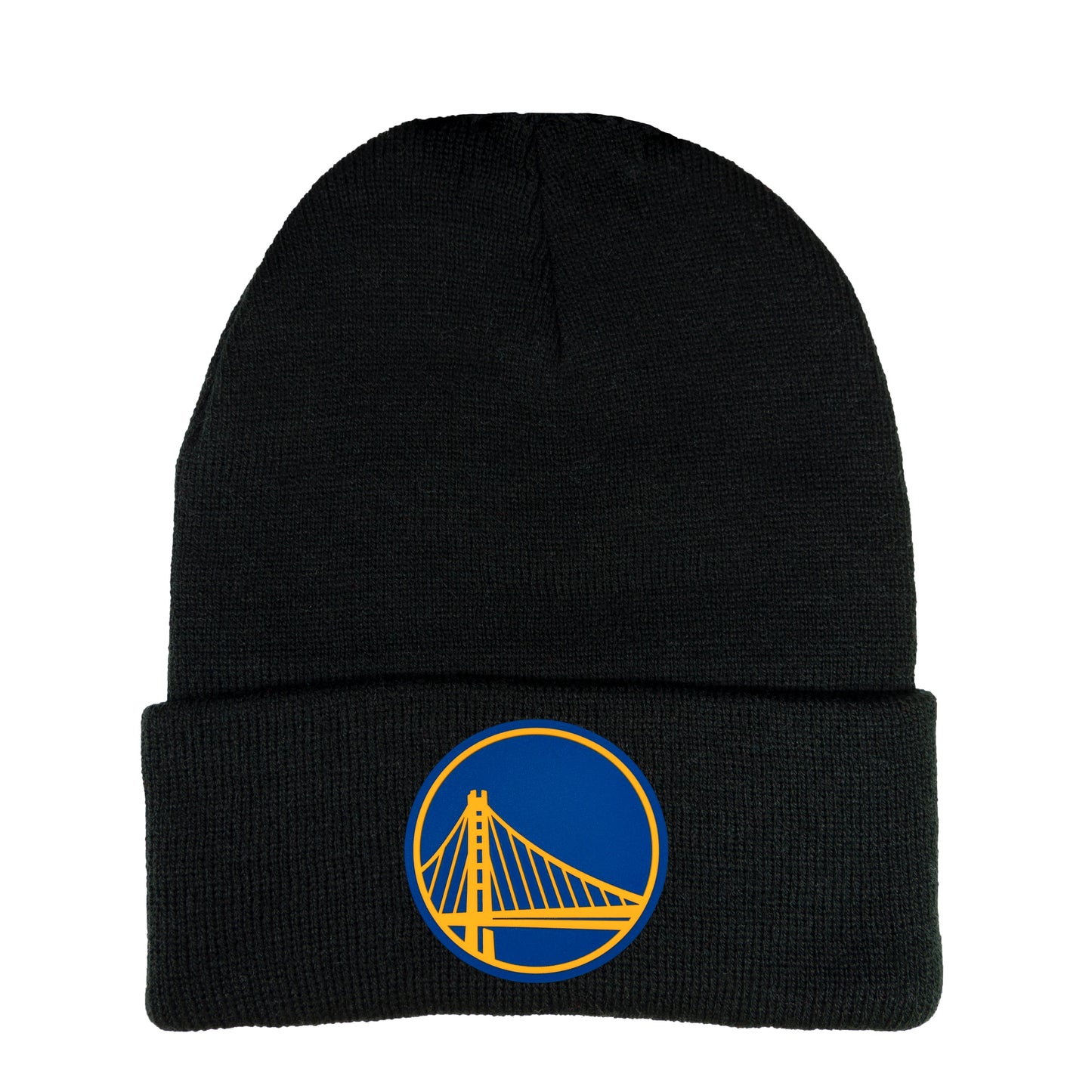 Golden State Warriors 3D PVC 12 in Knit Beanie- Black - Ten Gallon Hat Co.