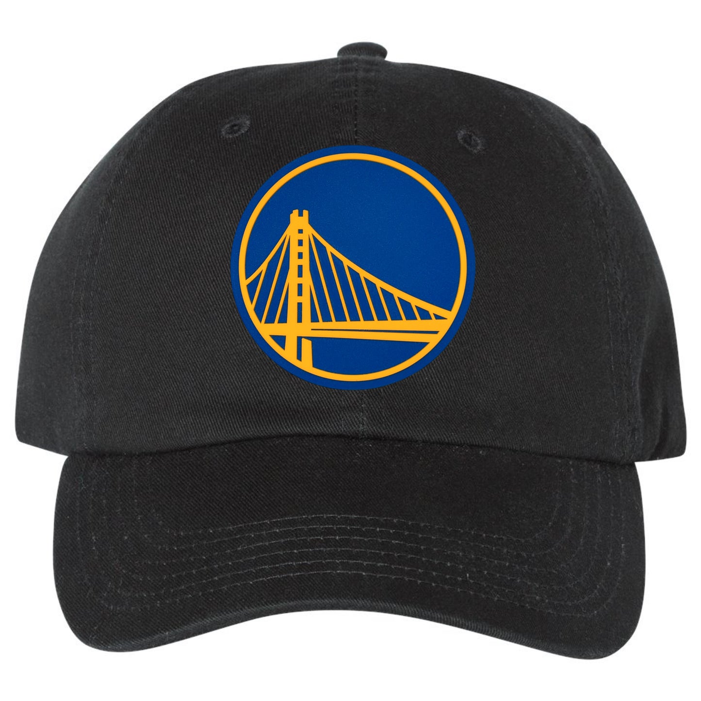 Golden State Warriors 3D Champion Dad Hat- Black - Ten Gallon Hat Co.