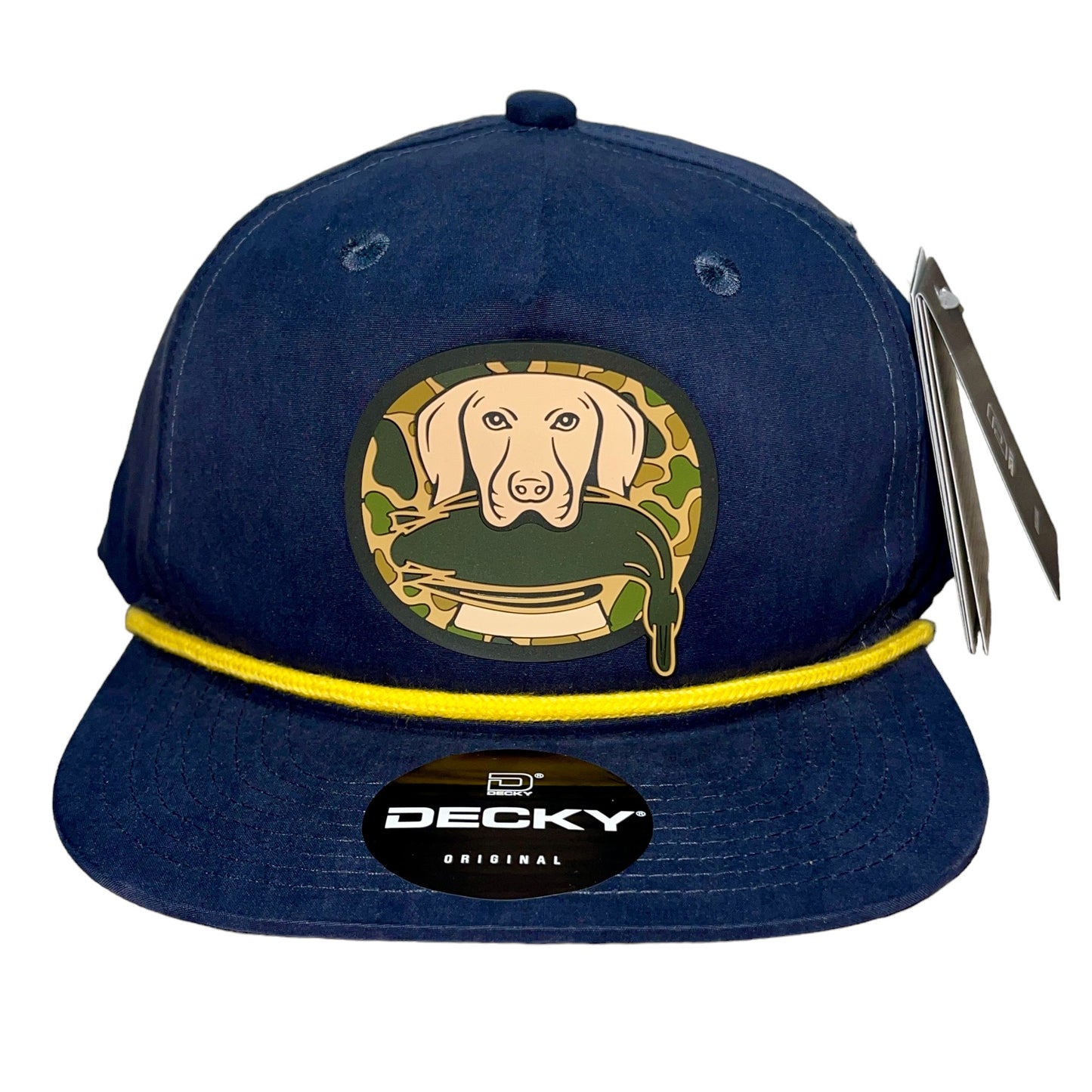 Duck Hunter Hat 3D Classic Rope Hat- Navy/ Gold