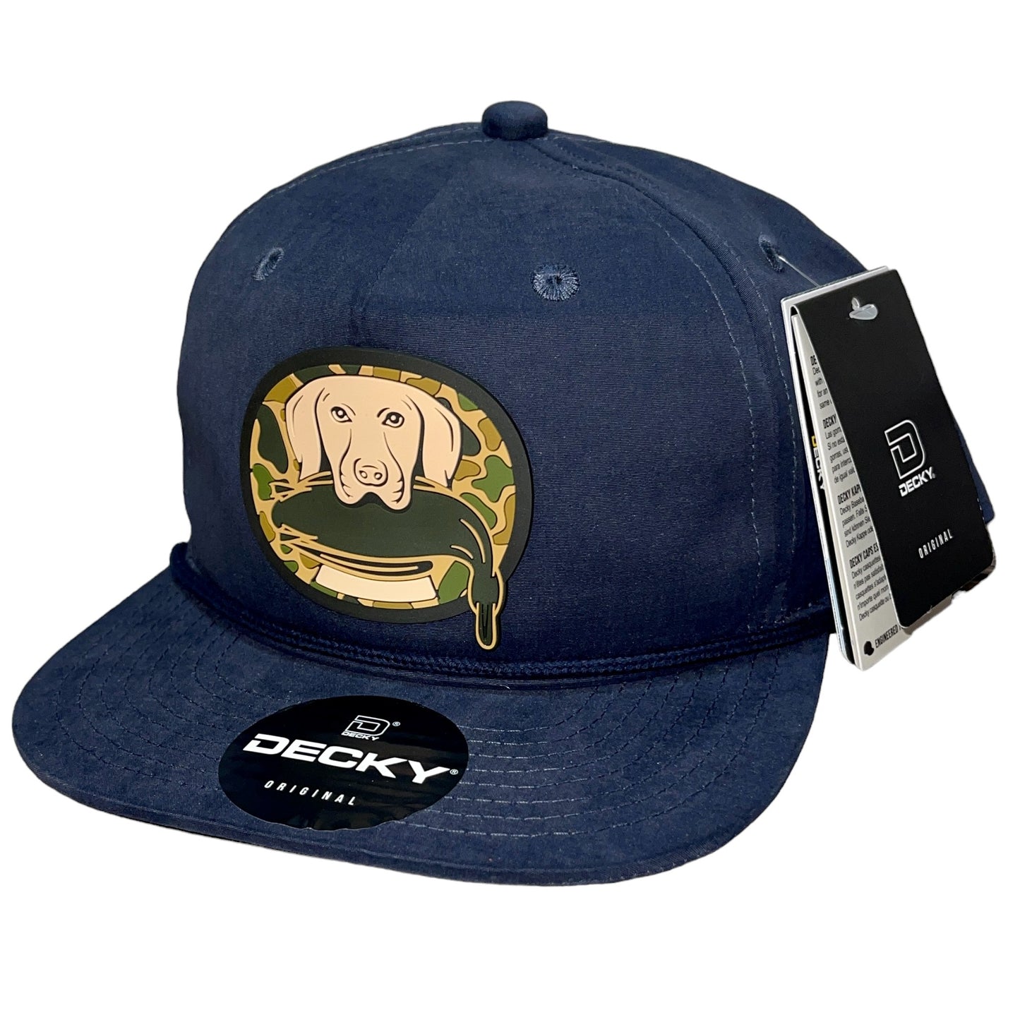 Duck Hunter Hat 3D Classic Rope Hat- Navy