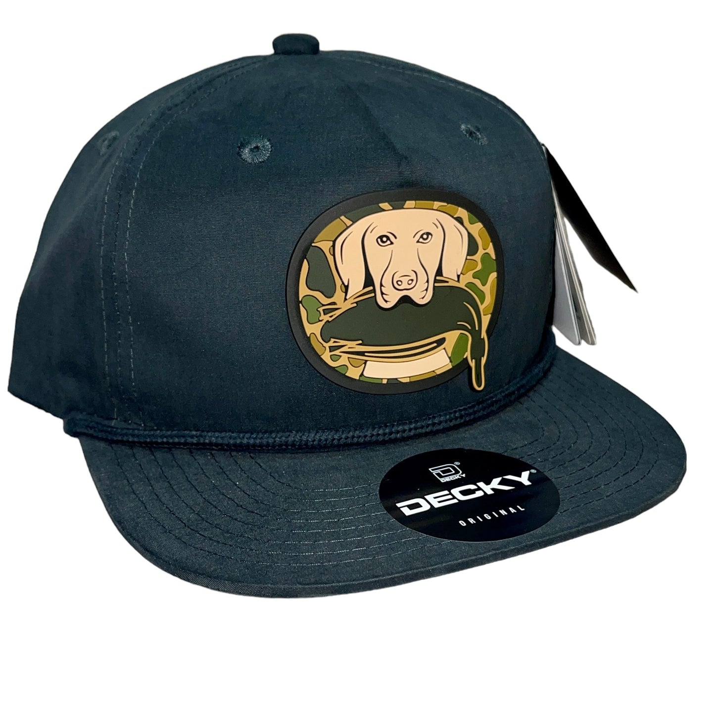 Duck Hunter Hat 3D Classic Rope Hat- Charcoal