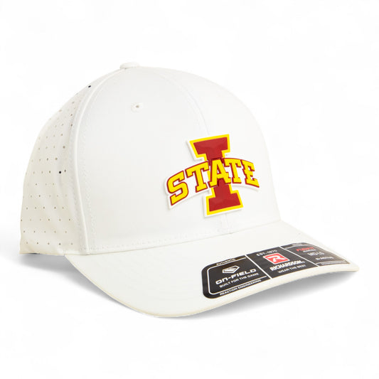 Iowa State Cyclones 3D Laser Perf R-Flex Cap- White