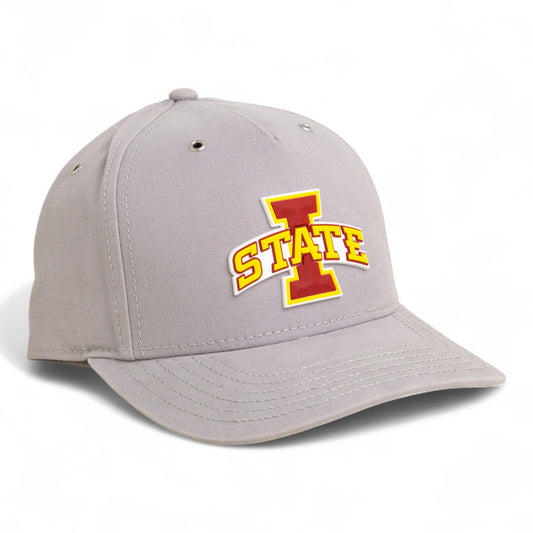 Iowa State Cyclones 3D Snapback Canvas Hat- Grey