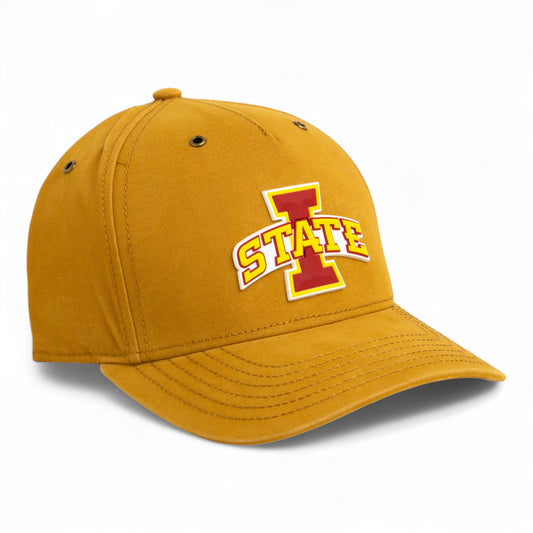 Iowa State Cyclones 3D Snapback Canvas Hat- Wheat