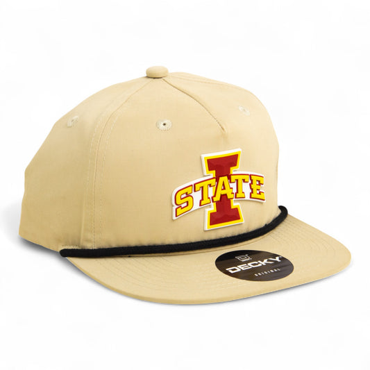 Iowa State Cyclones 3D Classic Rope Hat- Birch/ Black