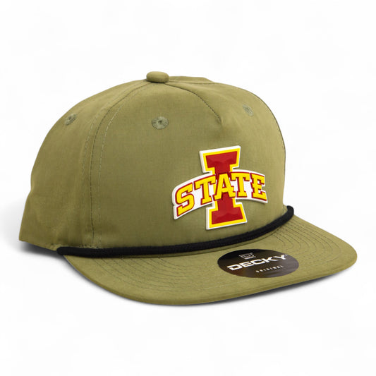 Iowa State Cyclones 3D Classic Rope Hat- Loden/ Black