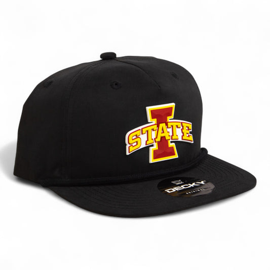 Iowa State Cyclones 3D Classic Rope Hat- Black