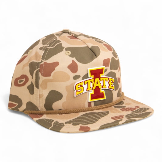 Iowa State Cyclones 3D Umpqua Rope Hat- Harvest Duck Camo/ Light Brown