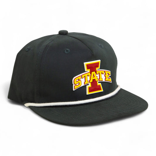 Iowa State Cyclones 3D Classic Rope Hat- Charcoal/ White