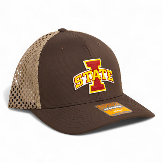 Iowa State Cyclones 3D Snapback Tilikum Trucker Hat- Brown/ Tan