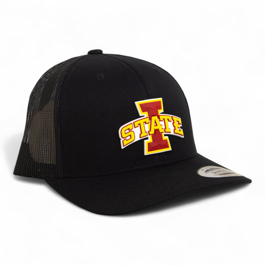 Iowa State Cyclones 3D YP Snapback Trucker Hat- Black
