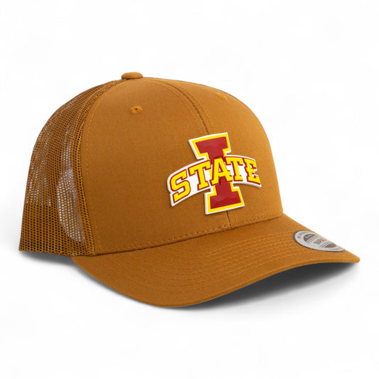 Iowa State Cyclones 3D YP Snapback Trucker Hat- Caramel