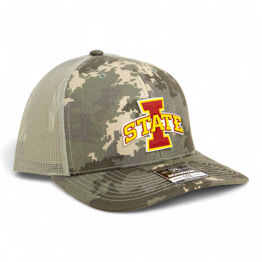 Iowa State Cyclones 3D Snapback Trucker Hat- Military Digital Camo