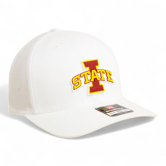 Iowa State Cyclones 3D Snapback Trucker Hat- White