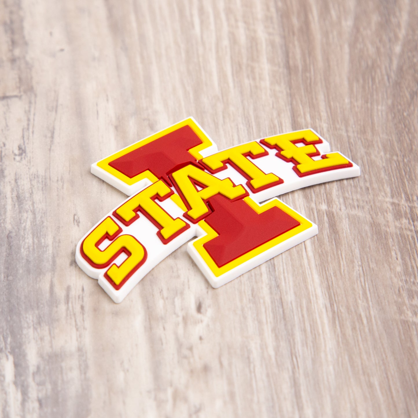 Iowa State Cyclones 3D Wool Blend Flat Bill Hat- Heather Grey/ Black