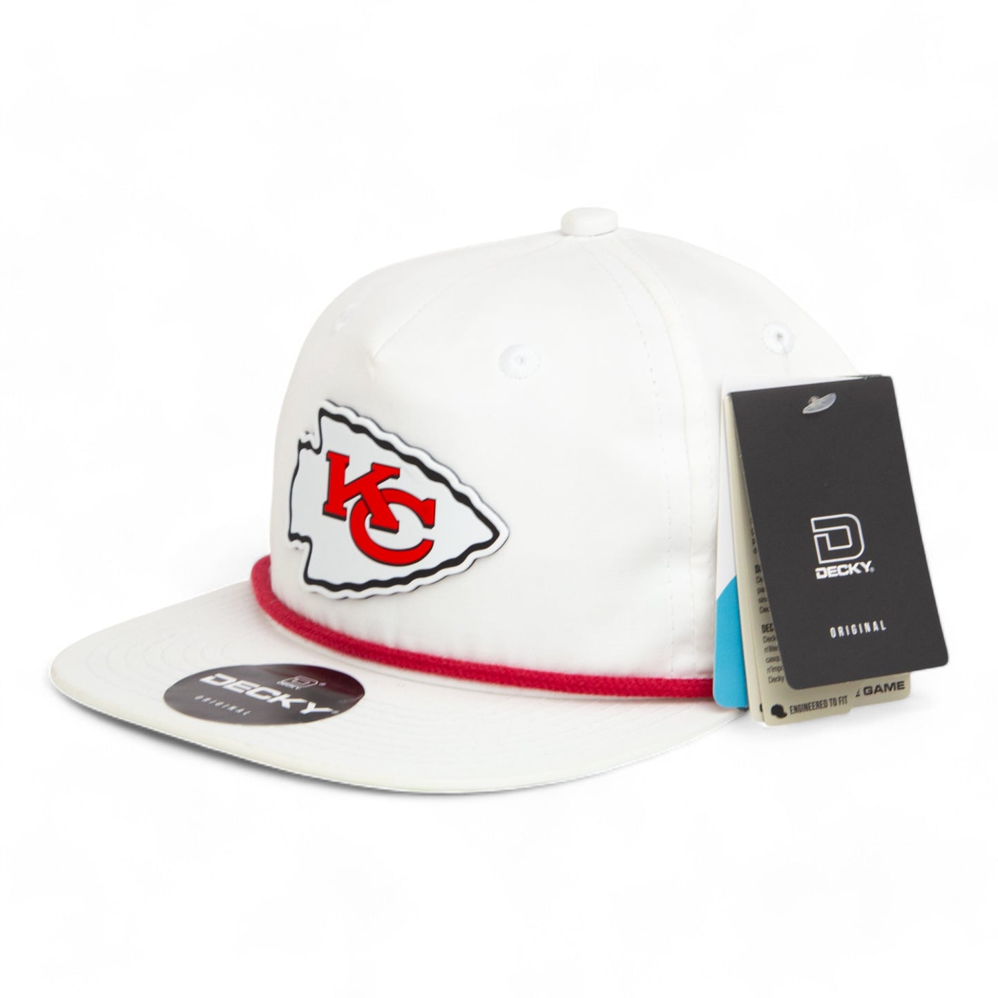 Kansas City Chiefs 3D Classic Rope Hat- White/ Red
