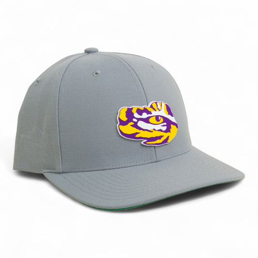 LSU Tiger Eye 3D Snapback Surge Trucker Hat- Grey
