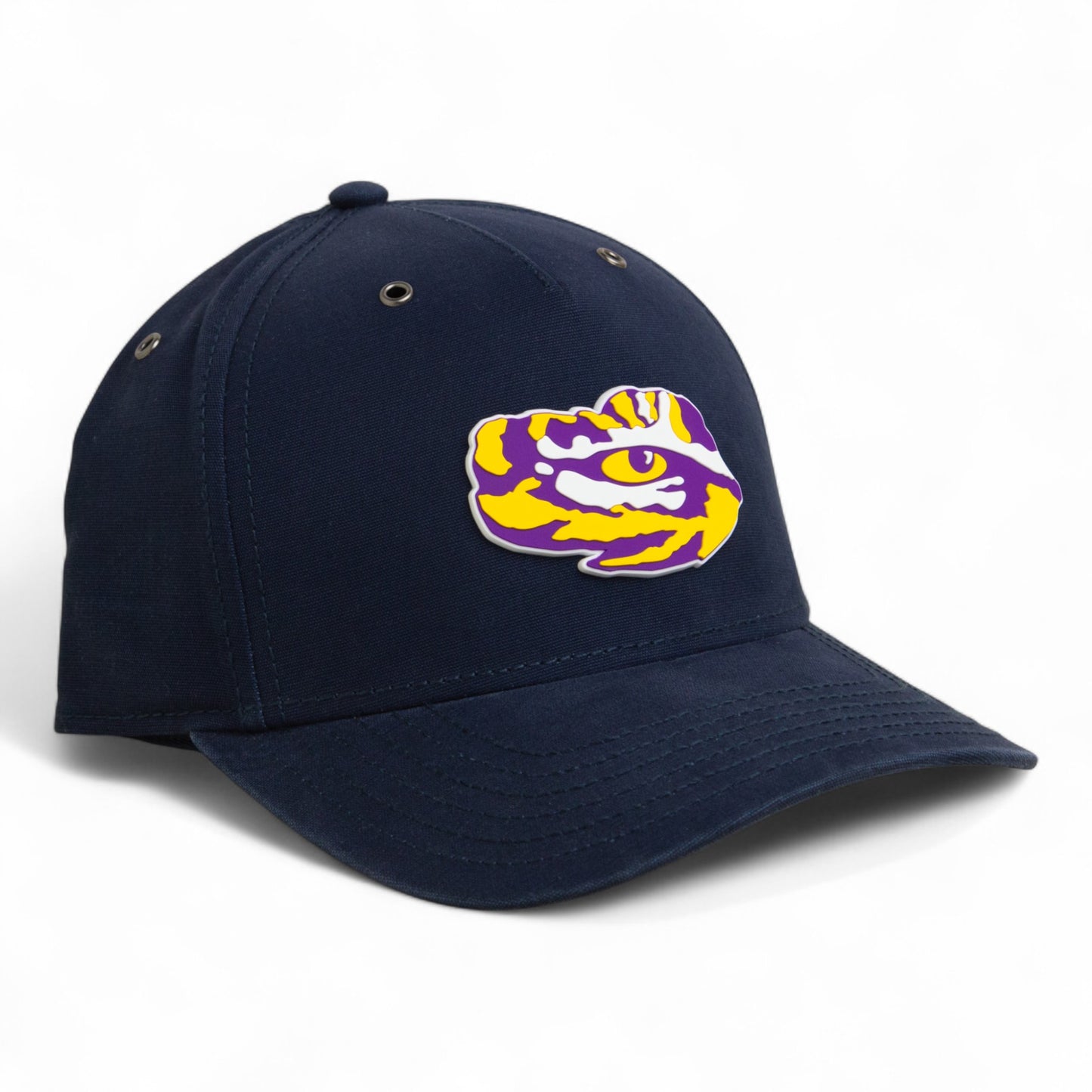 LSU Tiger Eye 3D Snapback Canvas Hat- Navy