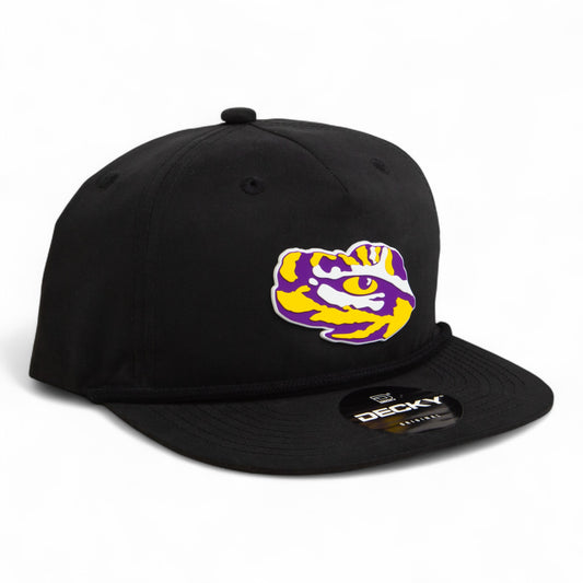LSU Tiger Eye 3D Classic Rope Hat- Black