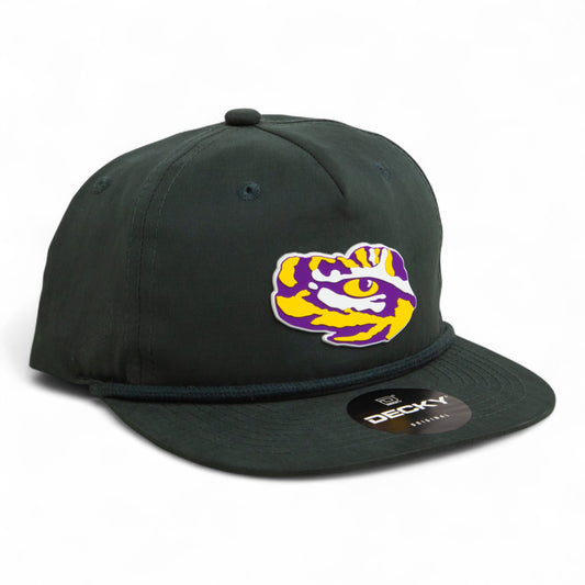 LSU Tiger Eye 3D Classic Rope Hat- Charcoal
