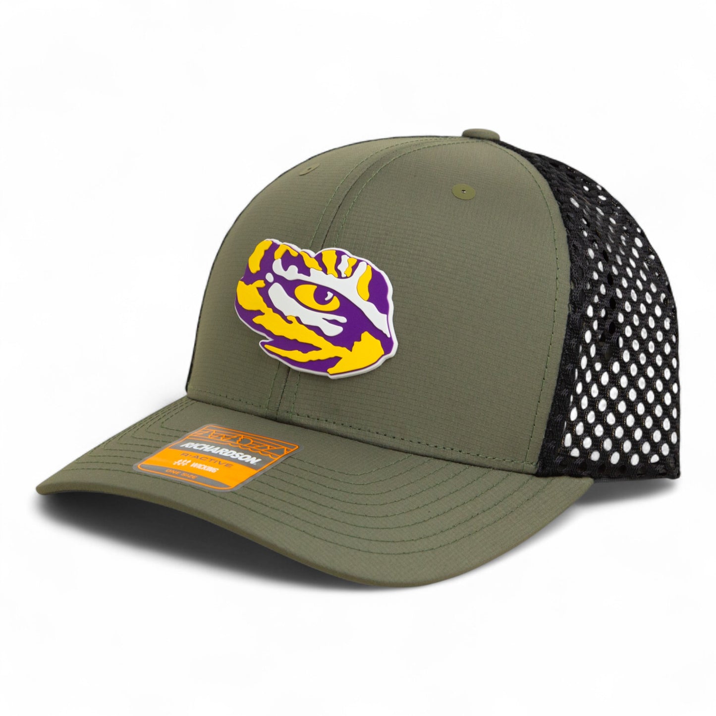LSU Tiger Eye 3D Snapback Tilikum Trucker Hat- Loden/ Black