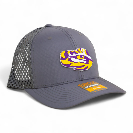 LSU Tiger Eye 3D Snapback Tilikum Trucker Hat- Charcoal
