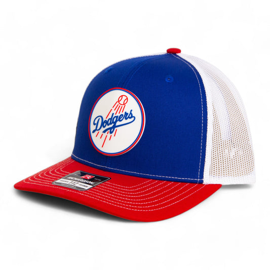 Los Angeles Dodgers 2024 World Series Snapback Trucker Hat- Royal/ White/ Red
