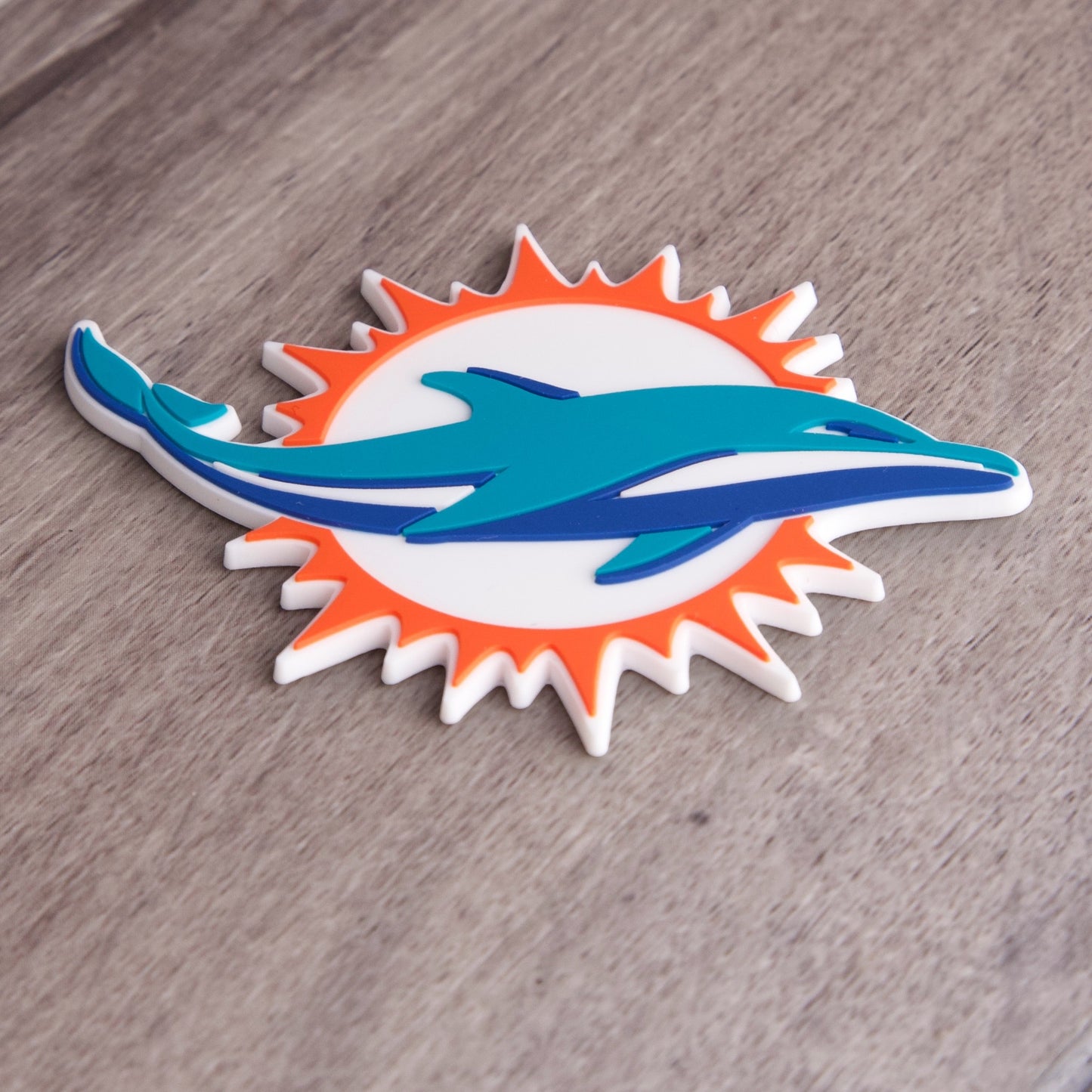 Miami Dolphins 3D Snapback Trucker Hat- Realtree Edge/ Brown
