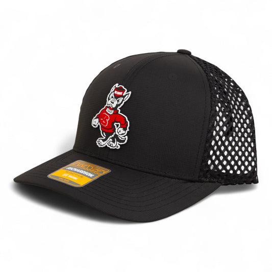 NC State Wolfpack Strutting Wolf 3D Snapback Tilikum Trucker Hat- Black