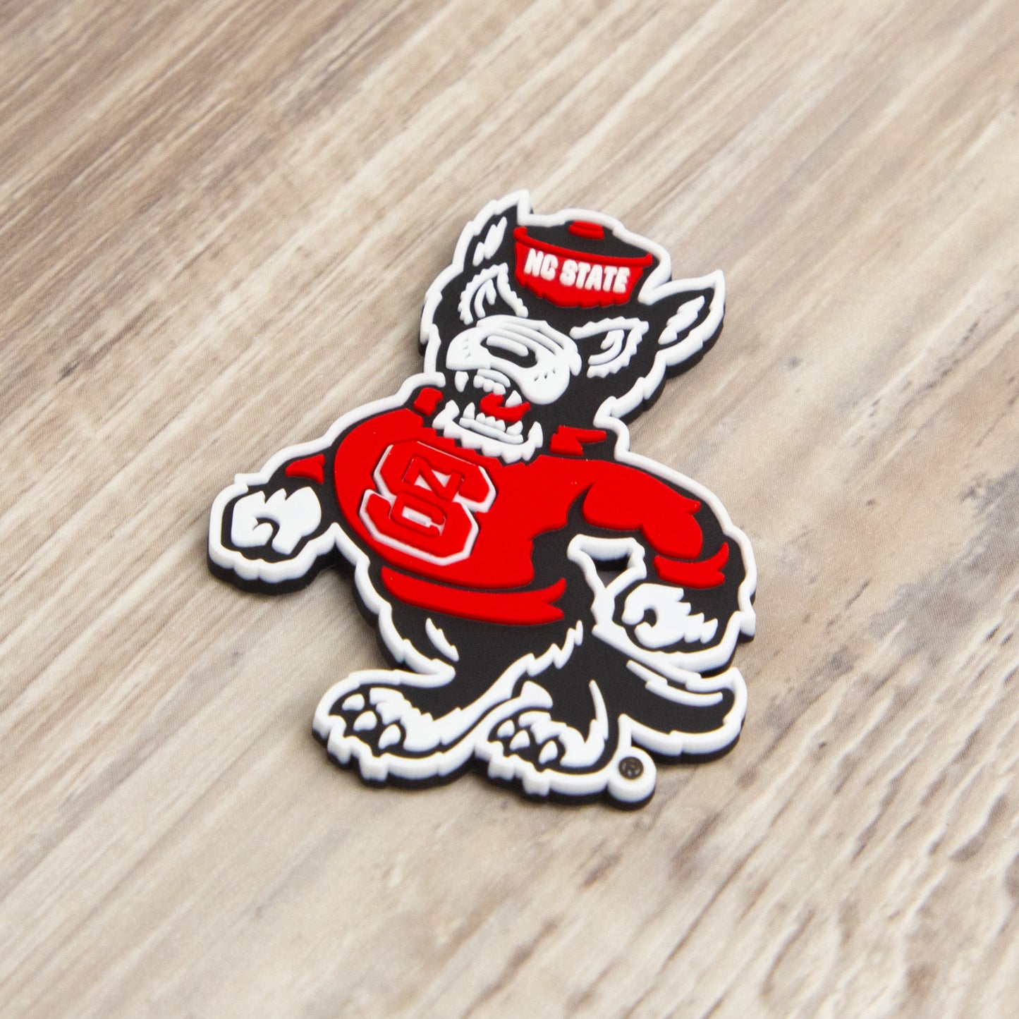 NC State Wolfpack Strutting Wolf 3D Laser Perf R-Flex Cap- Black
