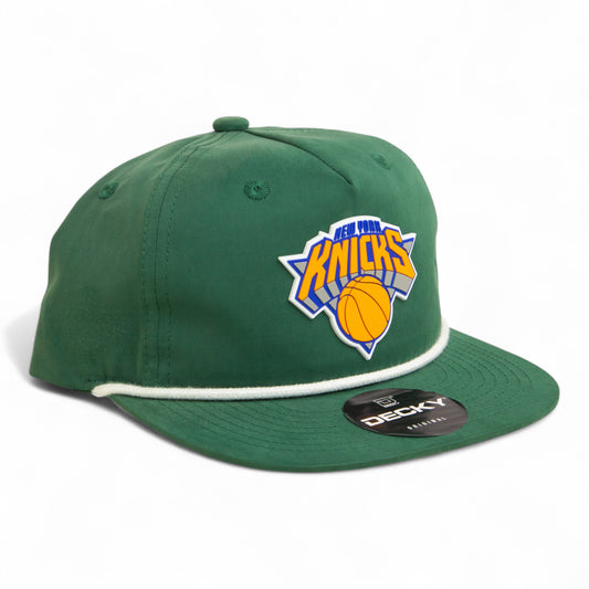New York Knicks 3D Classic Rope Hat- Forest/ White