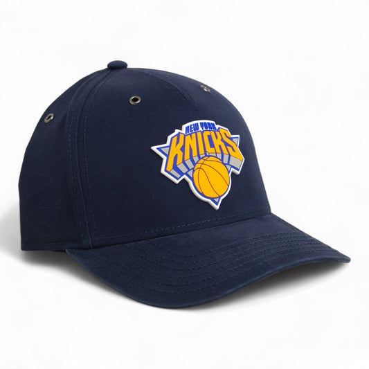 New York Knicks 3D Snapback Canvas Hat- Navy