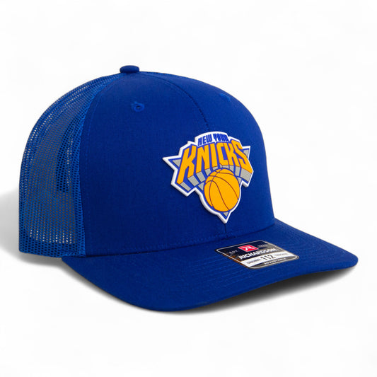 New York Knicks Snapback Trucker Hat- Royal
