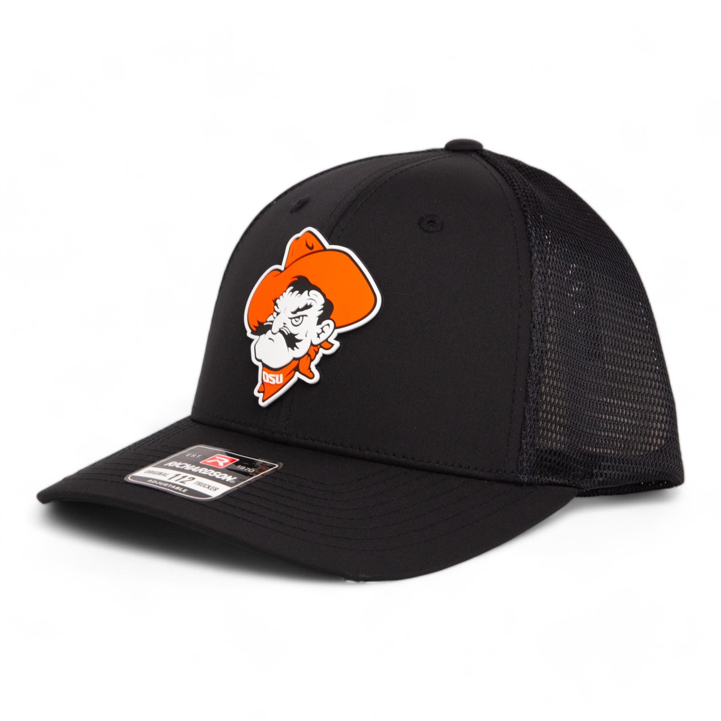 OSU Cowboys Pistol Pete 3D Snapback Trucker Hat- Black