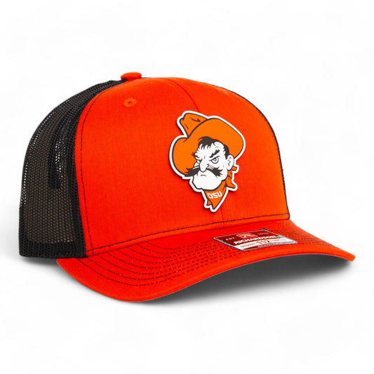OSU Cowboys Pistol Pete 3D Snapback Trucker Hat- Orange/ Black