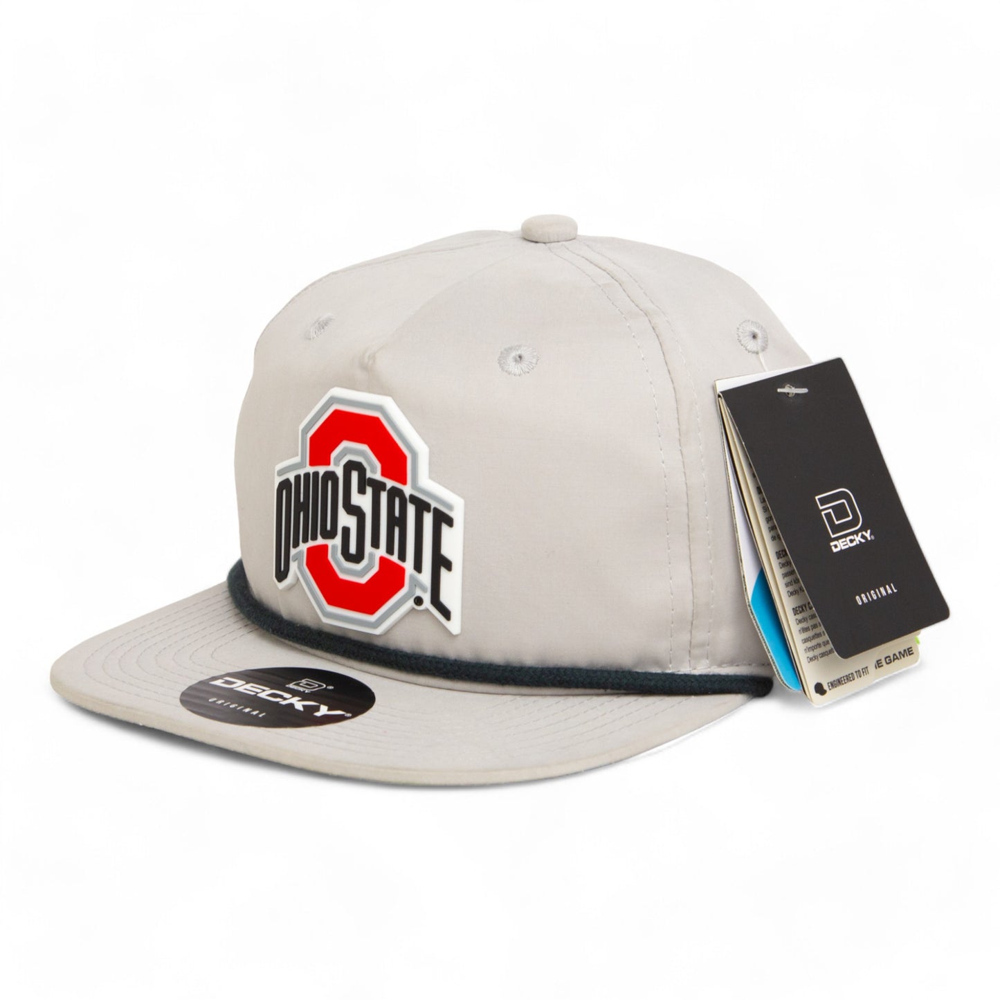 Ohio State Buckeyes 3D Classic Rope Hat- Grey/ Charcoal