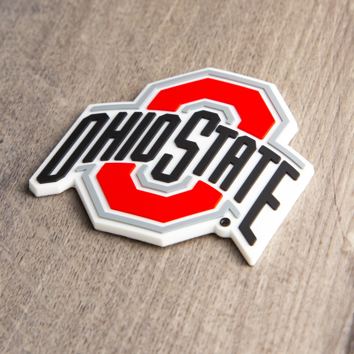 Ohio State Buckeyes 3D YP Snapback Flat Bill Trucker Hat- Red
